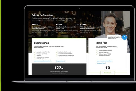EDGE, a Venue Finder | Redesign of Complex Search, Reporting Tools, and Landing Pages project