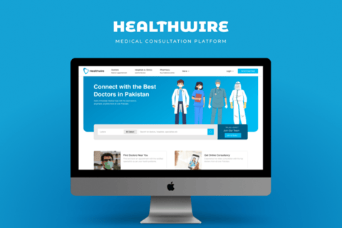 Healthwire | Healthcare Consultation Web and App project