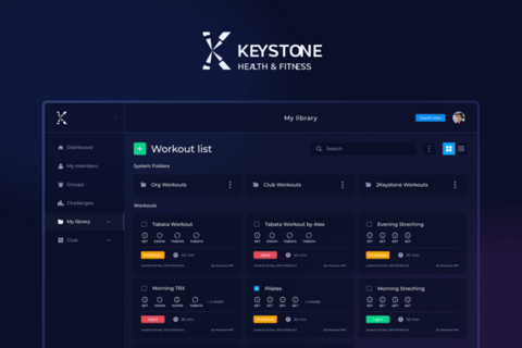 Keystone Health and Fitness | Web Portal project