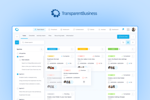Transparent Business Management Tool project
