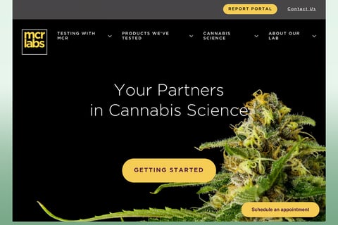 MCR Labs | Improving the Customer Experience for Cannabis Testing project