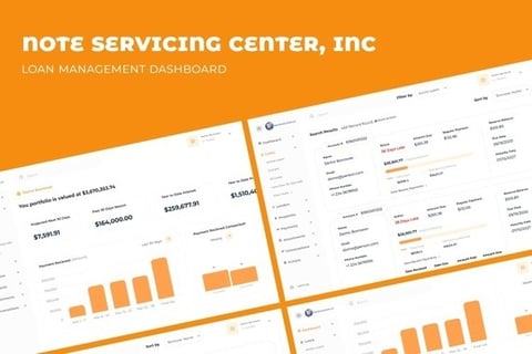 Note Servicing Center | Loan Management Dashboard project