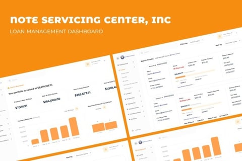 Note Servicing Center | Loan Management Dashboard project