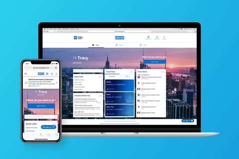 Business Traveler Portal for Amex GBT project
