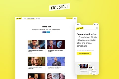 Civic Shout – Next-gen Advocacy Platform for Progressive Causes project