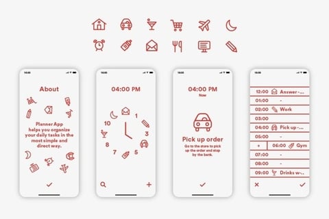 Illustration and Icon Design project