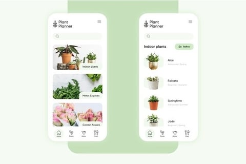 Plant Planner Mobile App project