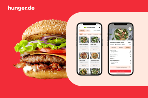 Hunger.de iOS Android App project