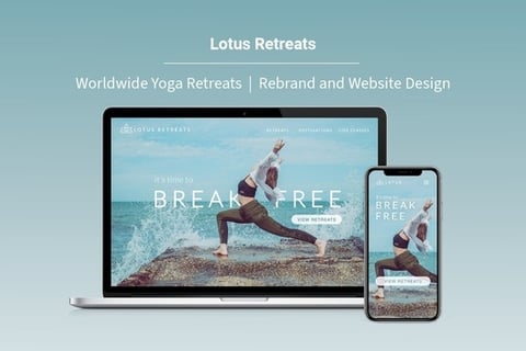 Lotus Retreats Rebranding and Website Design project