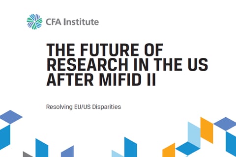 The Future of Research in the US After MiFID II: Resolving EU/US Disparities project