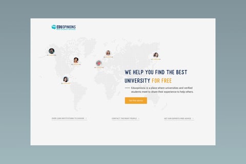 Responsive Lead Generation Platform for Students project