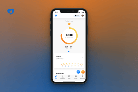 Step-tracking Fitness App for a Startup project