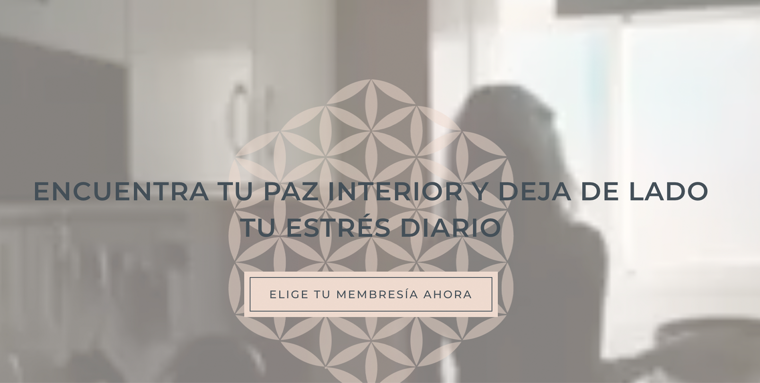 A yoga company's homepage incorporates neutral tones and a logo with a floral design.