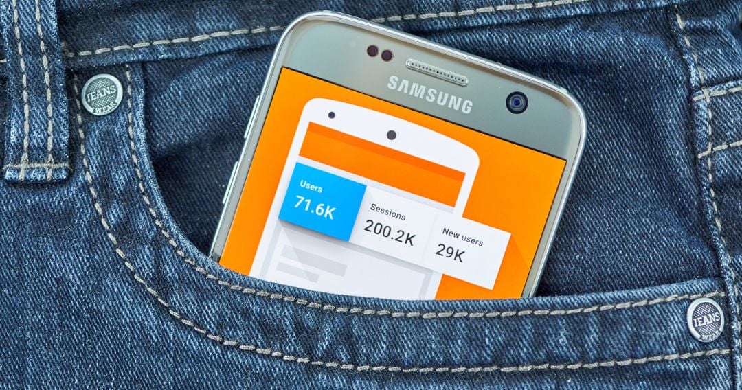 Samsung phone in a pocket