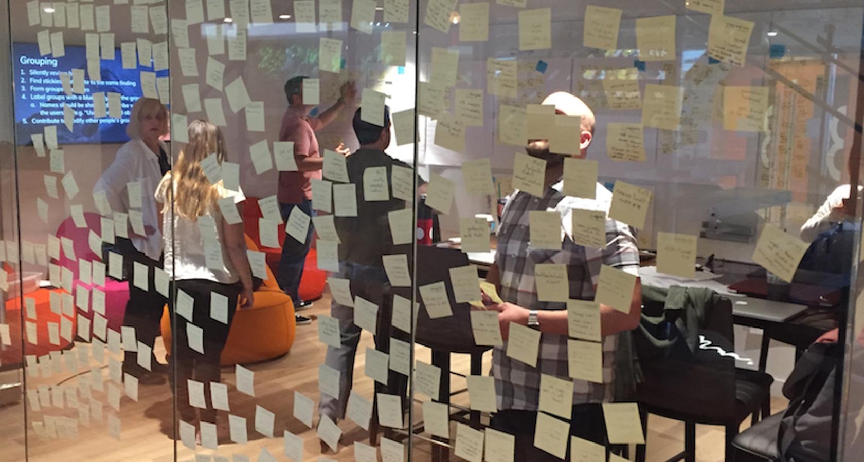 Design thinking ideation process