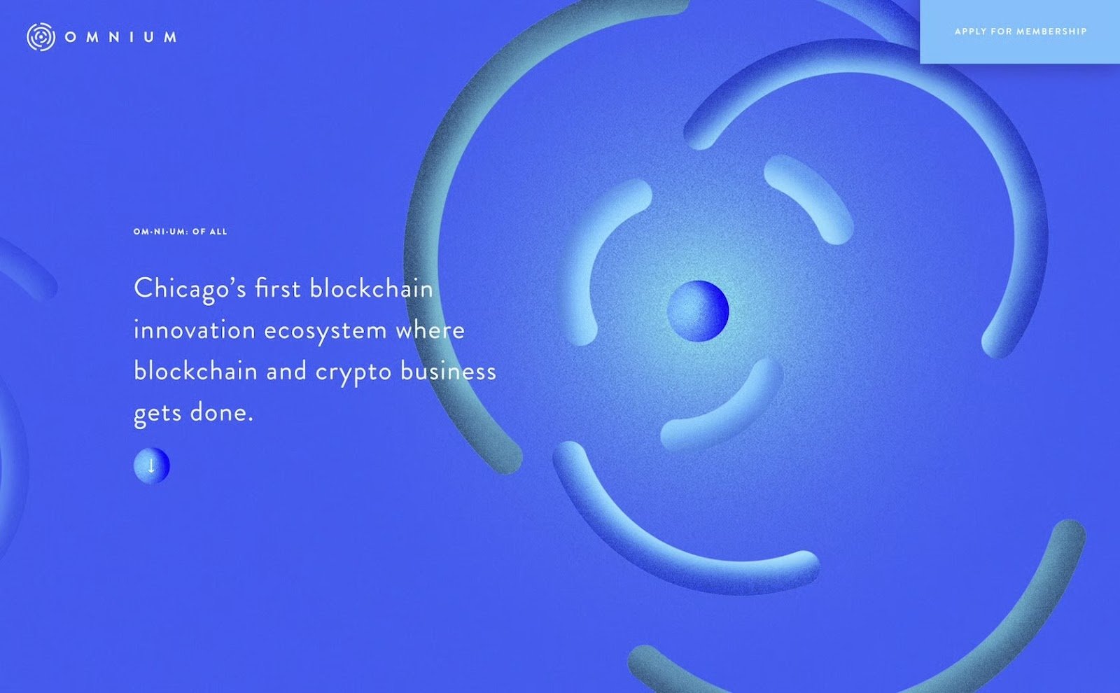 An example of a web design that uses repetition to create rhythm.