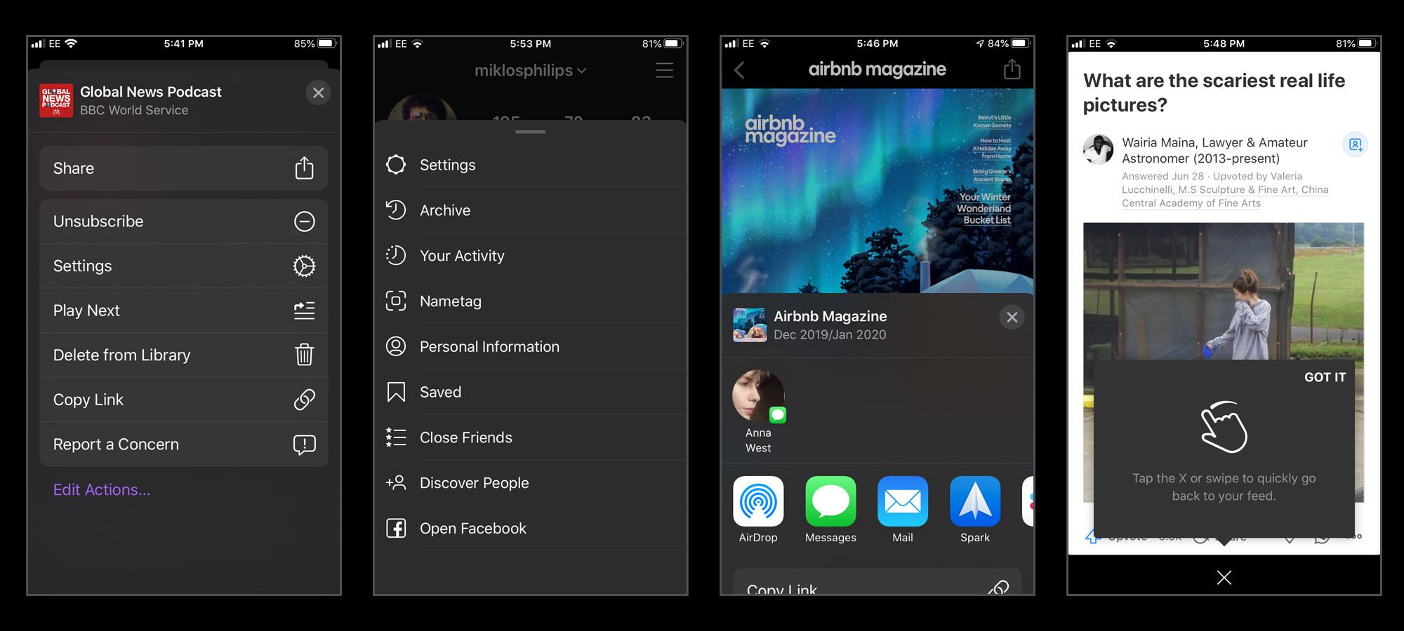 The layered cards modality is another growing mobile UX design trend