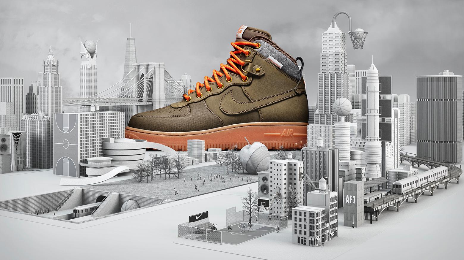 UX trends 2019: 3D rendering for Nike