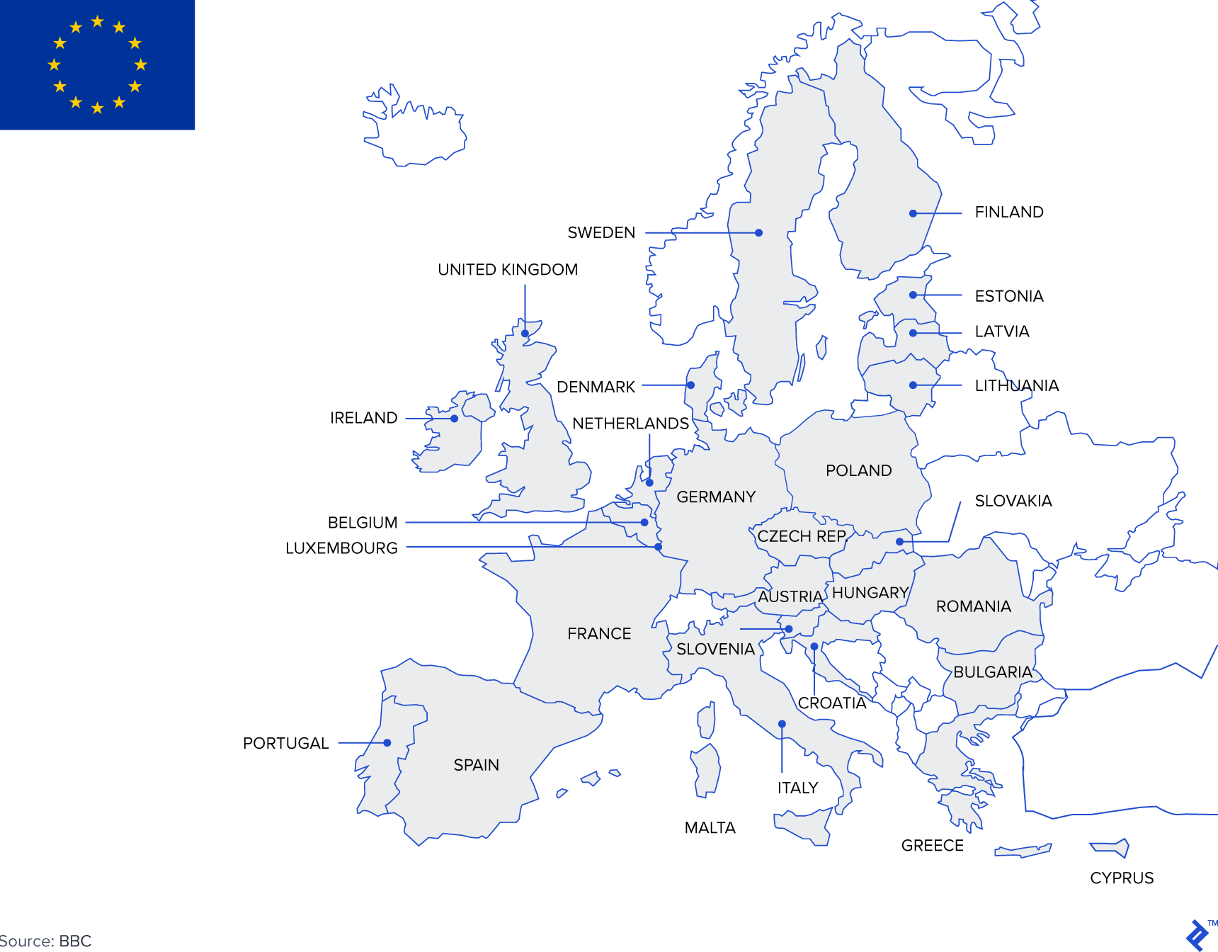 EU map