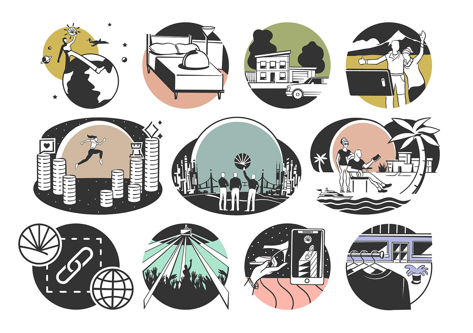 Web design illustration