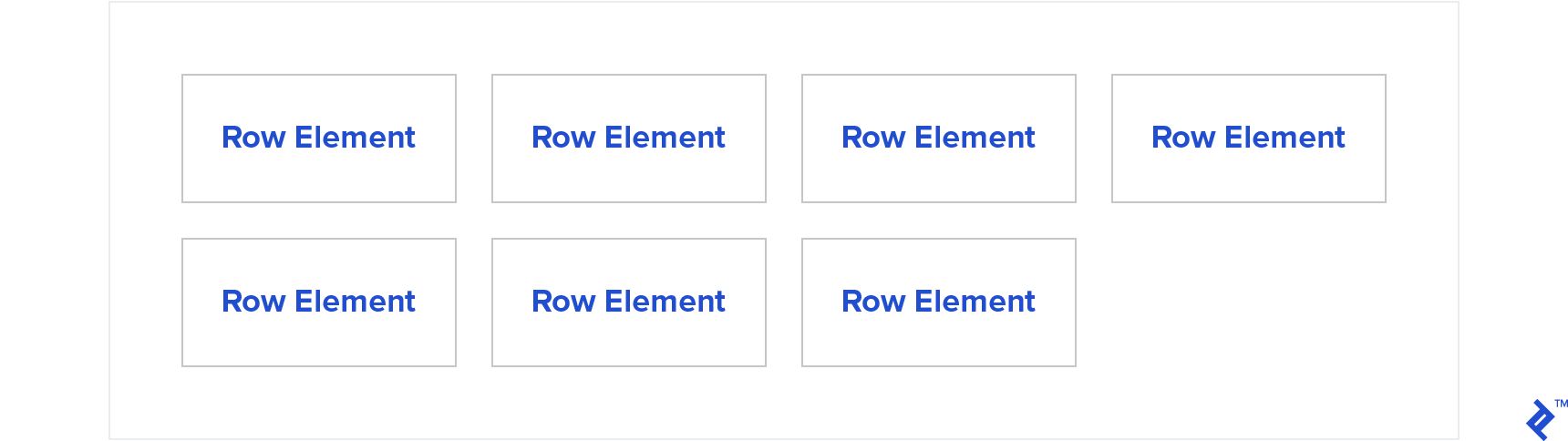 Row elements