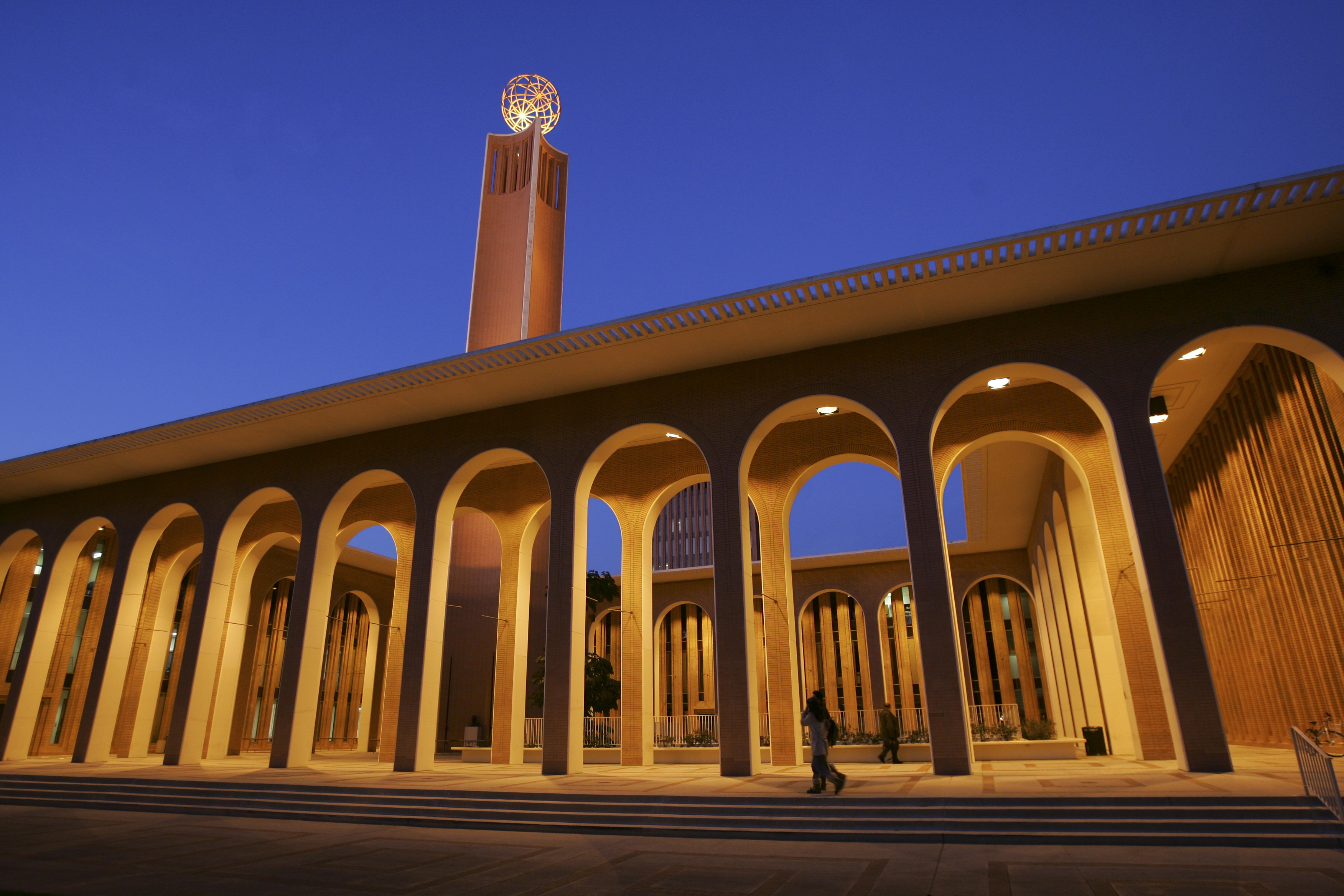 USC at night.