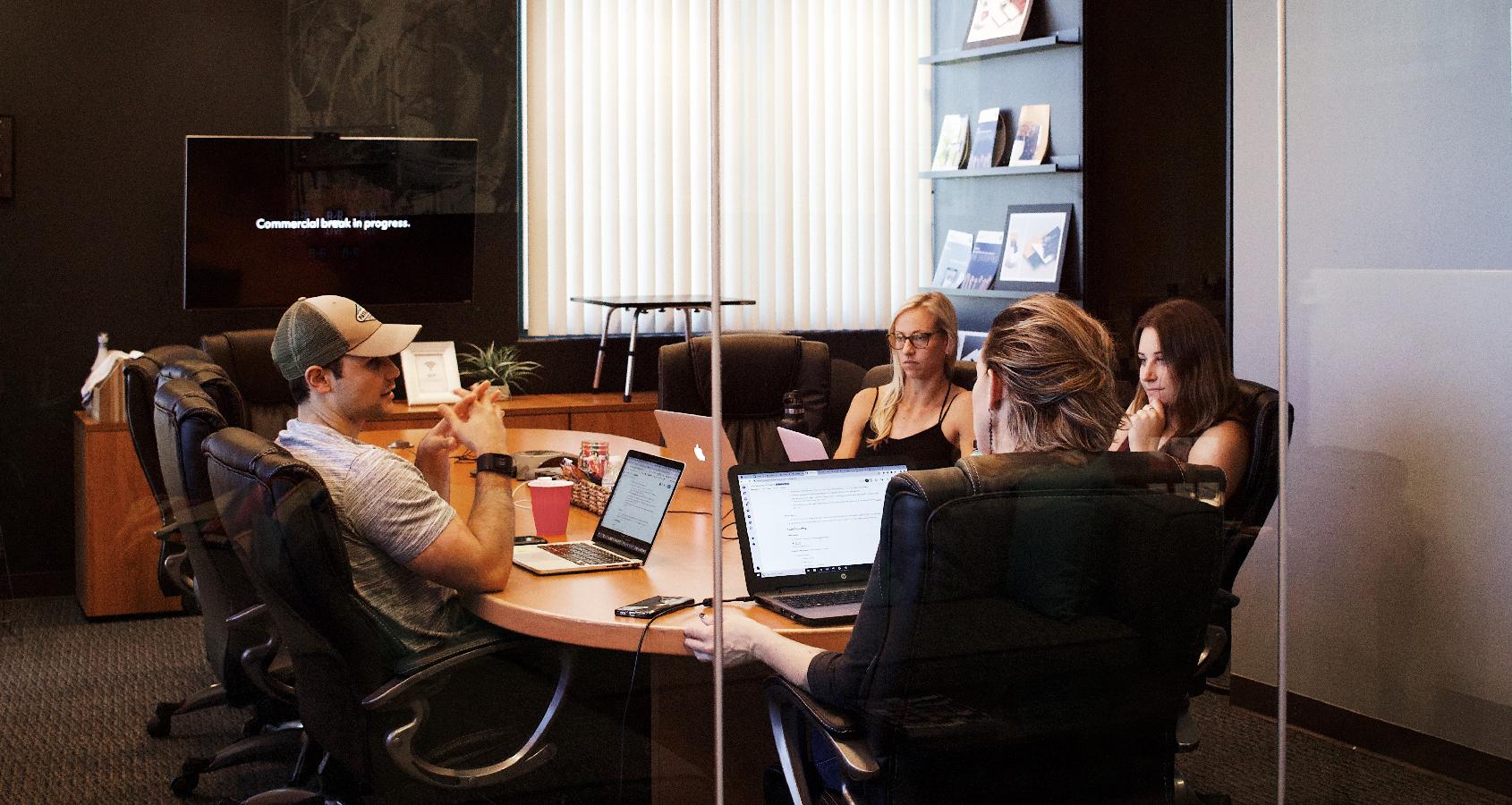 An enterprise navigation team brainstorms about "blue sky" ideas.