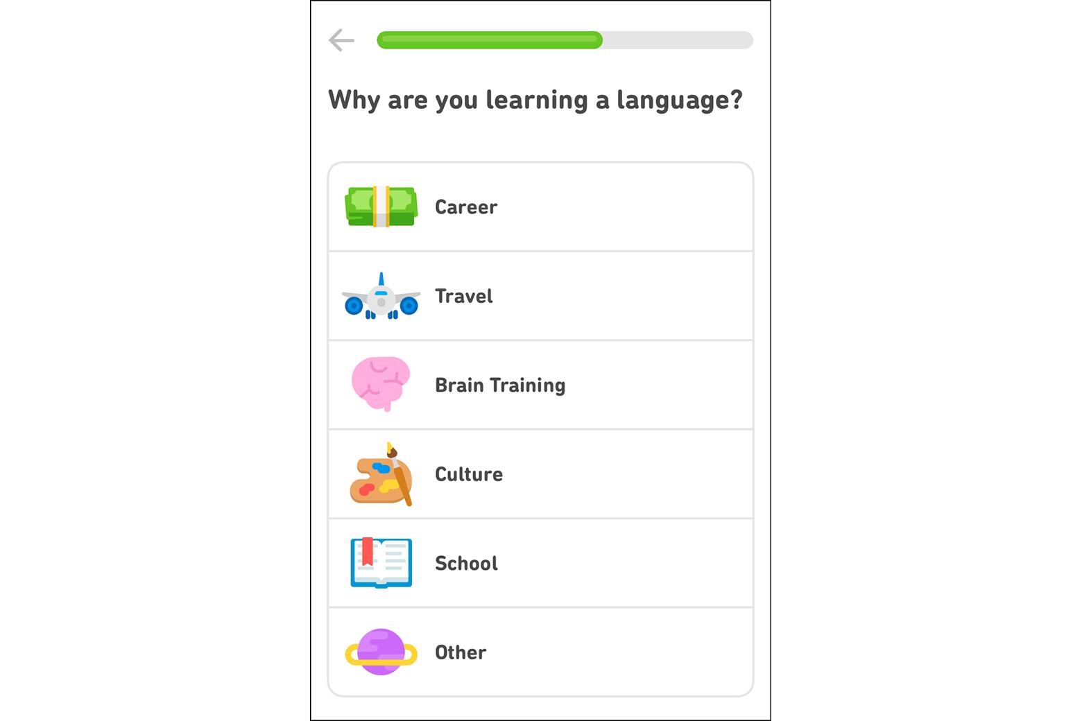 Mobile onboarding best practices: Progress bars give people a sense of accomplishment