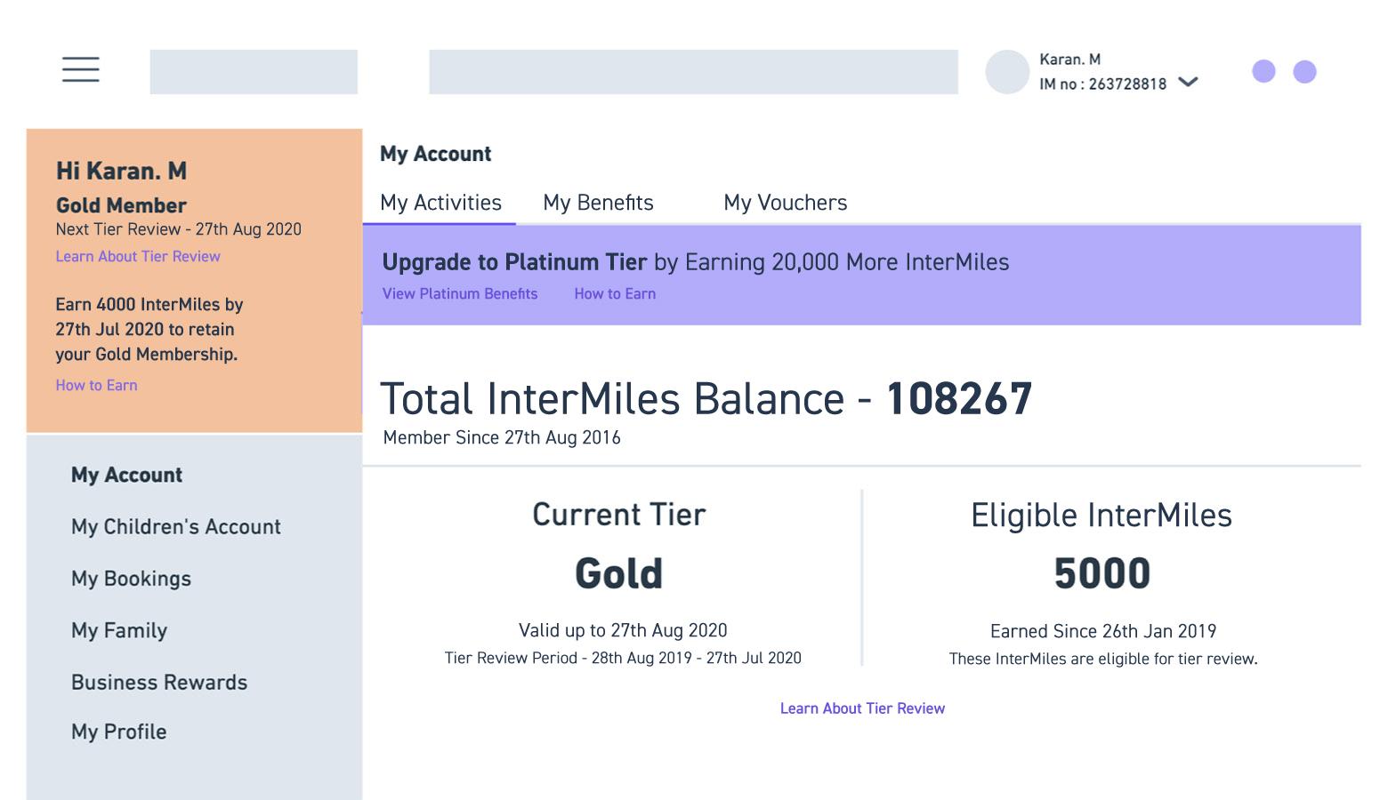 Loyalty points program
