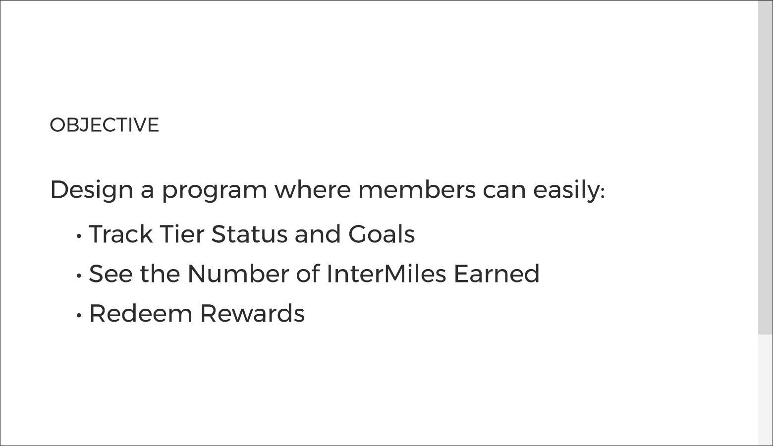 Loyalty program design