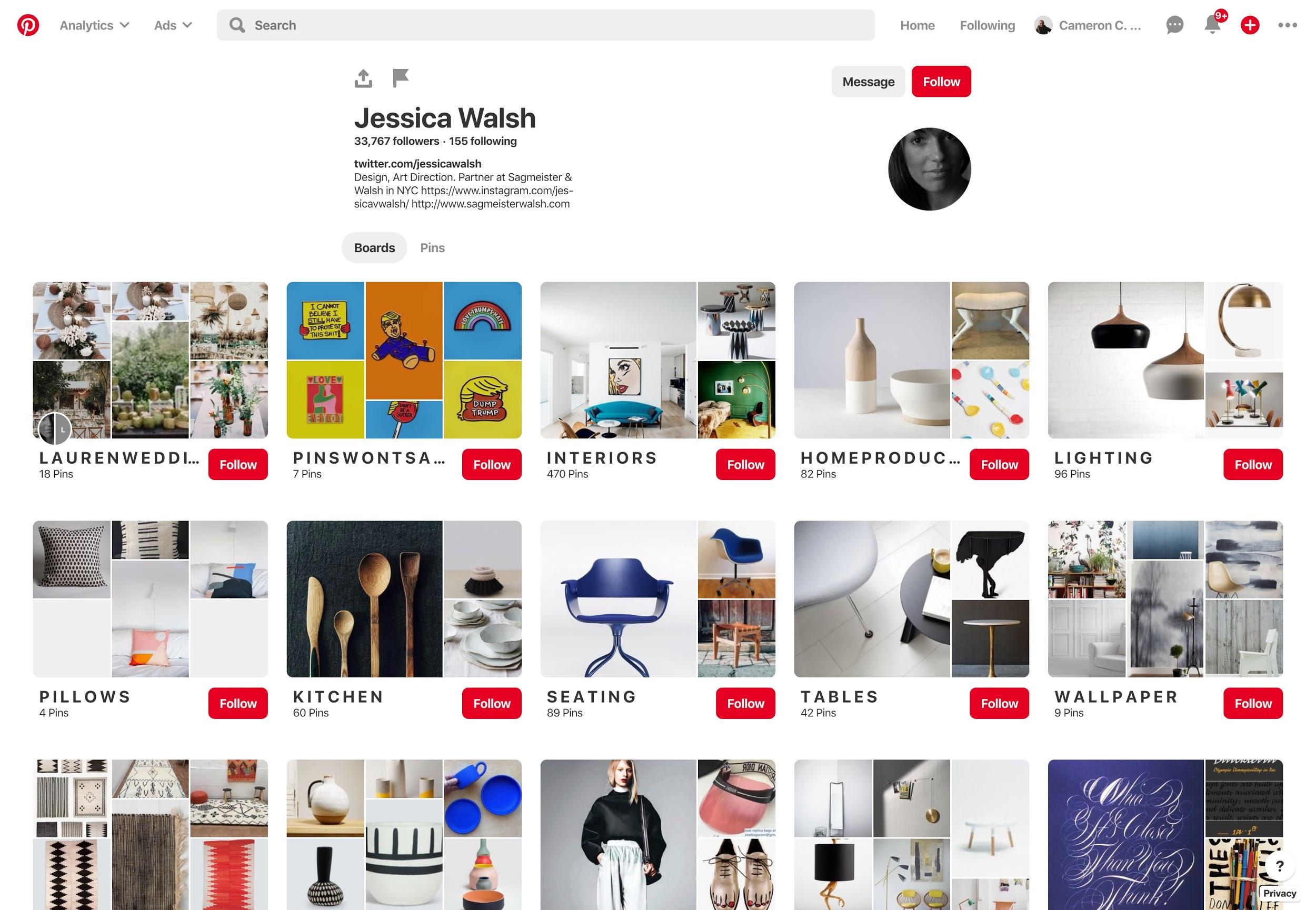 Pinterest for graphic designers.