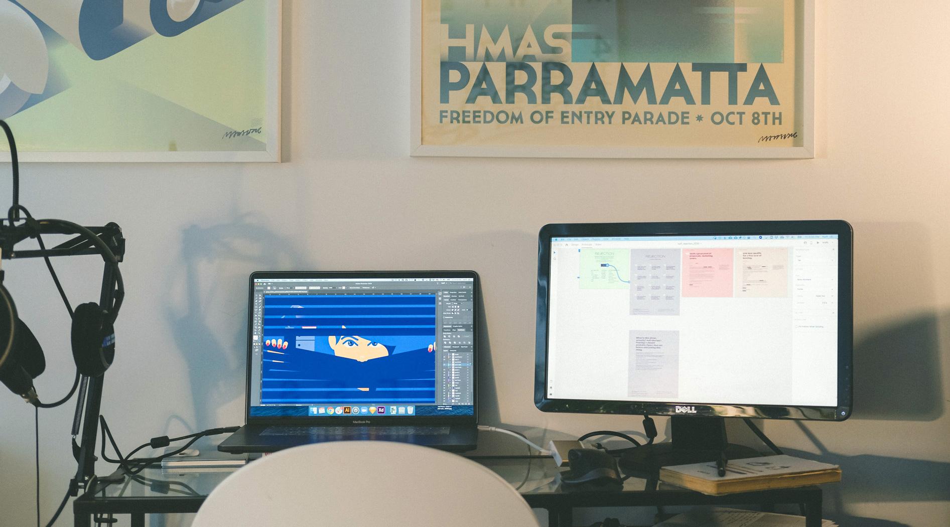 Remote-working designer David Nuff freelance success