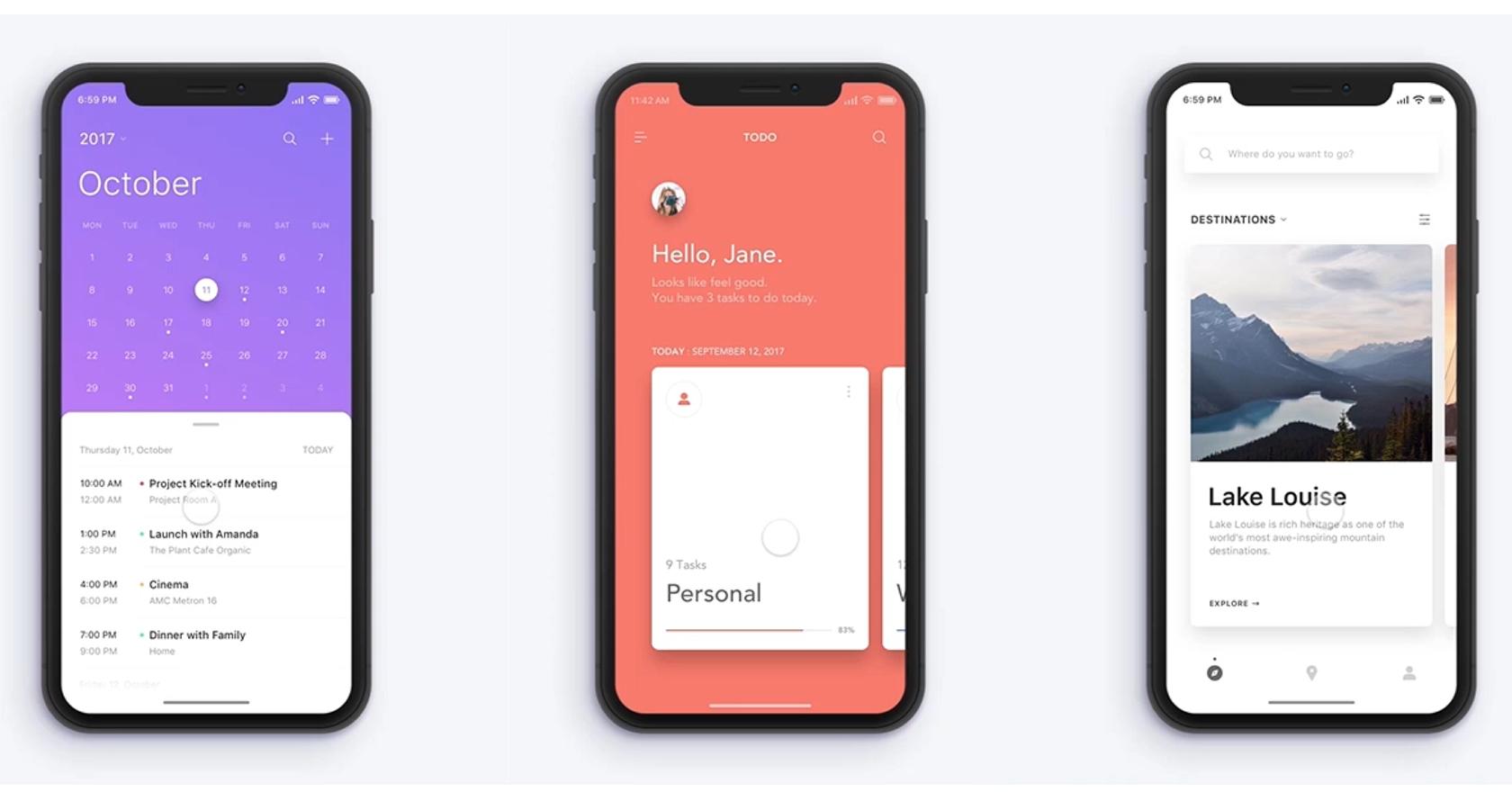UX prototyping is a part of the process but not the final design.