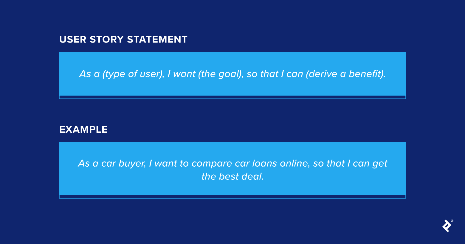User story statements in user story development go a long way in preventing feature creep