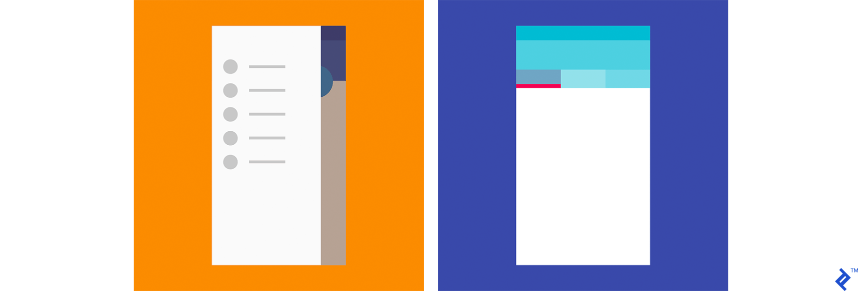 navigation in iOS and Android
