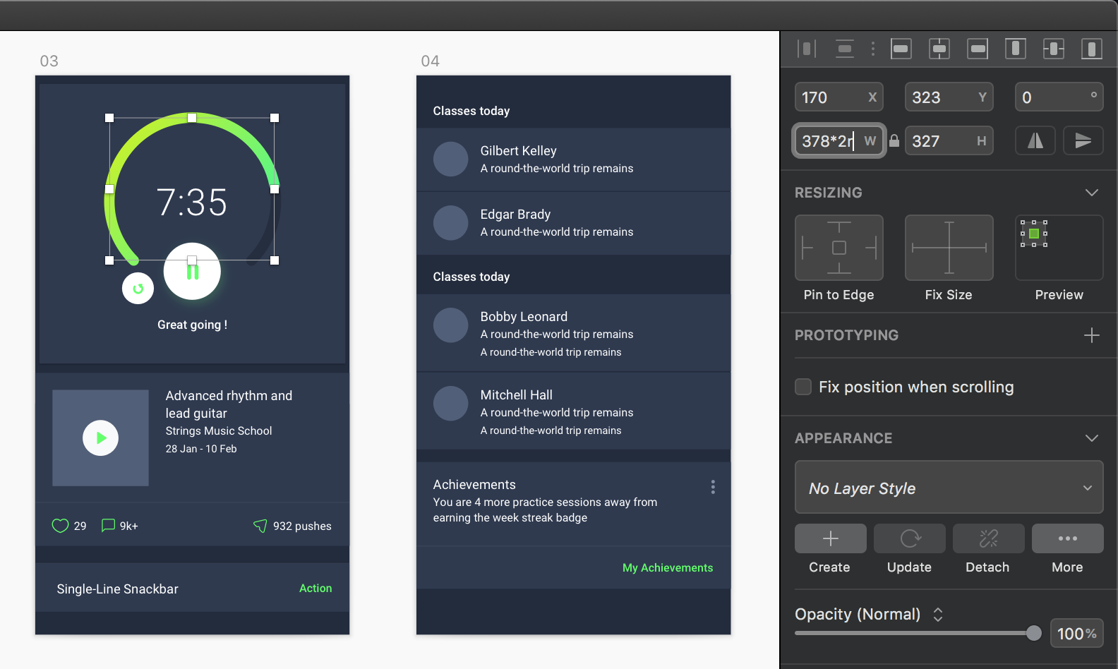 Sketch vs Adobe XD - resizing layers manually is better in Sketch