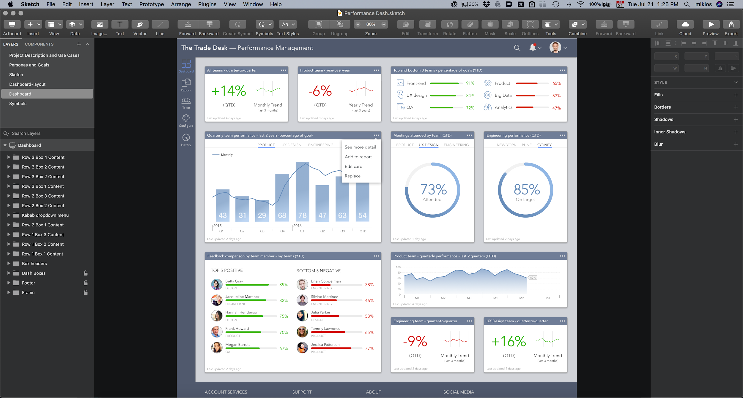 Dark Mode works better in Sketch App vs Adobe XD