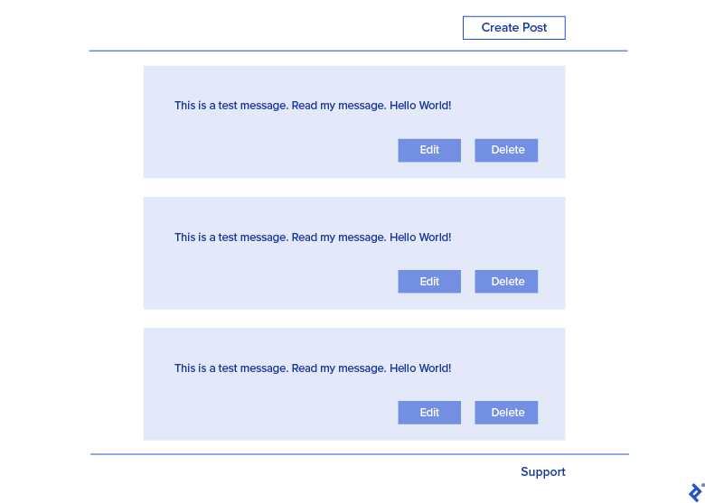 Create, Edit, or Delete a message