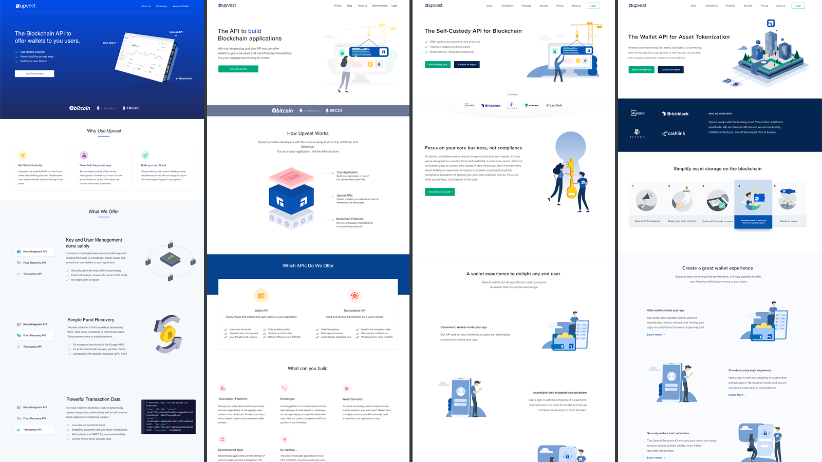 Landing pages in Webflow design using Webflow CMS