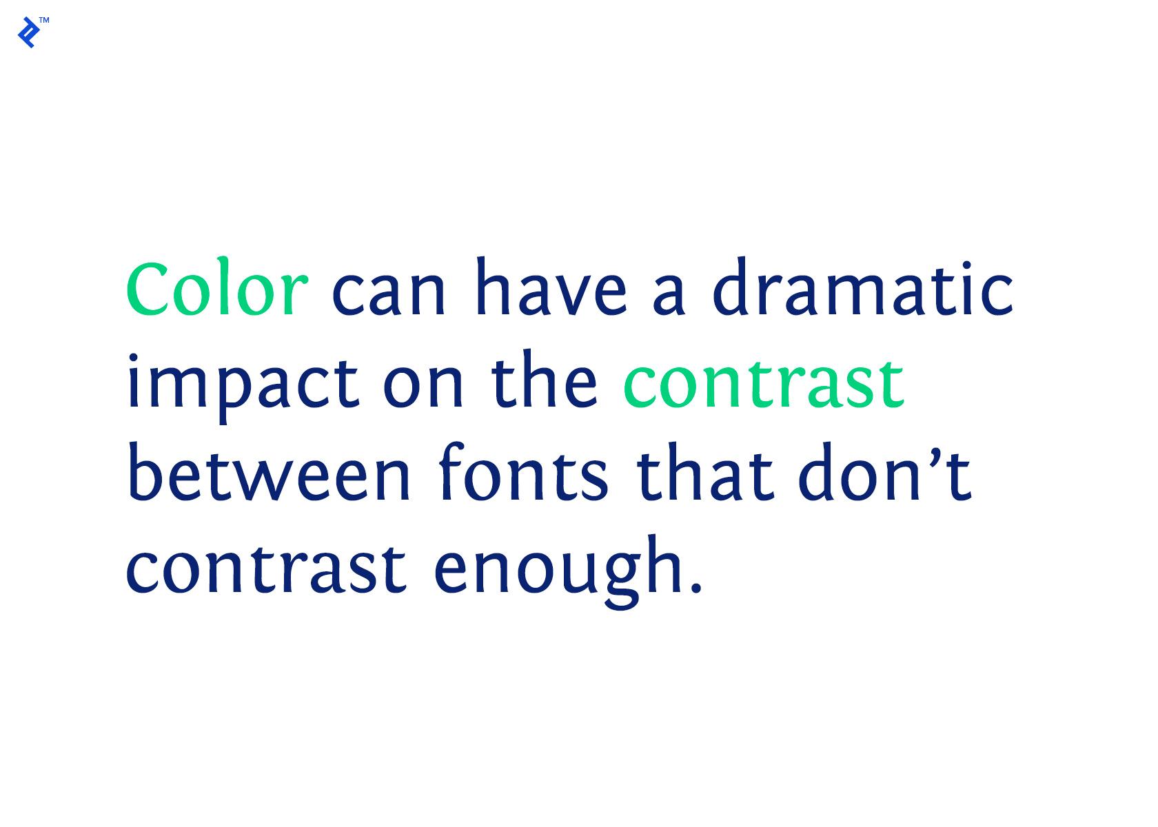 Fonts that go together don
