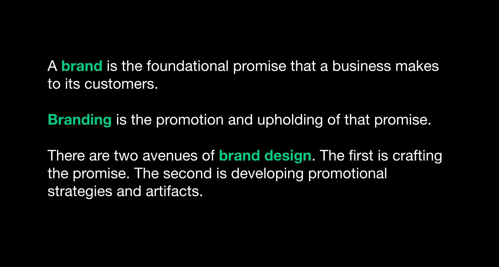 Branding is dead.