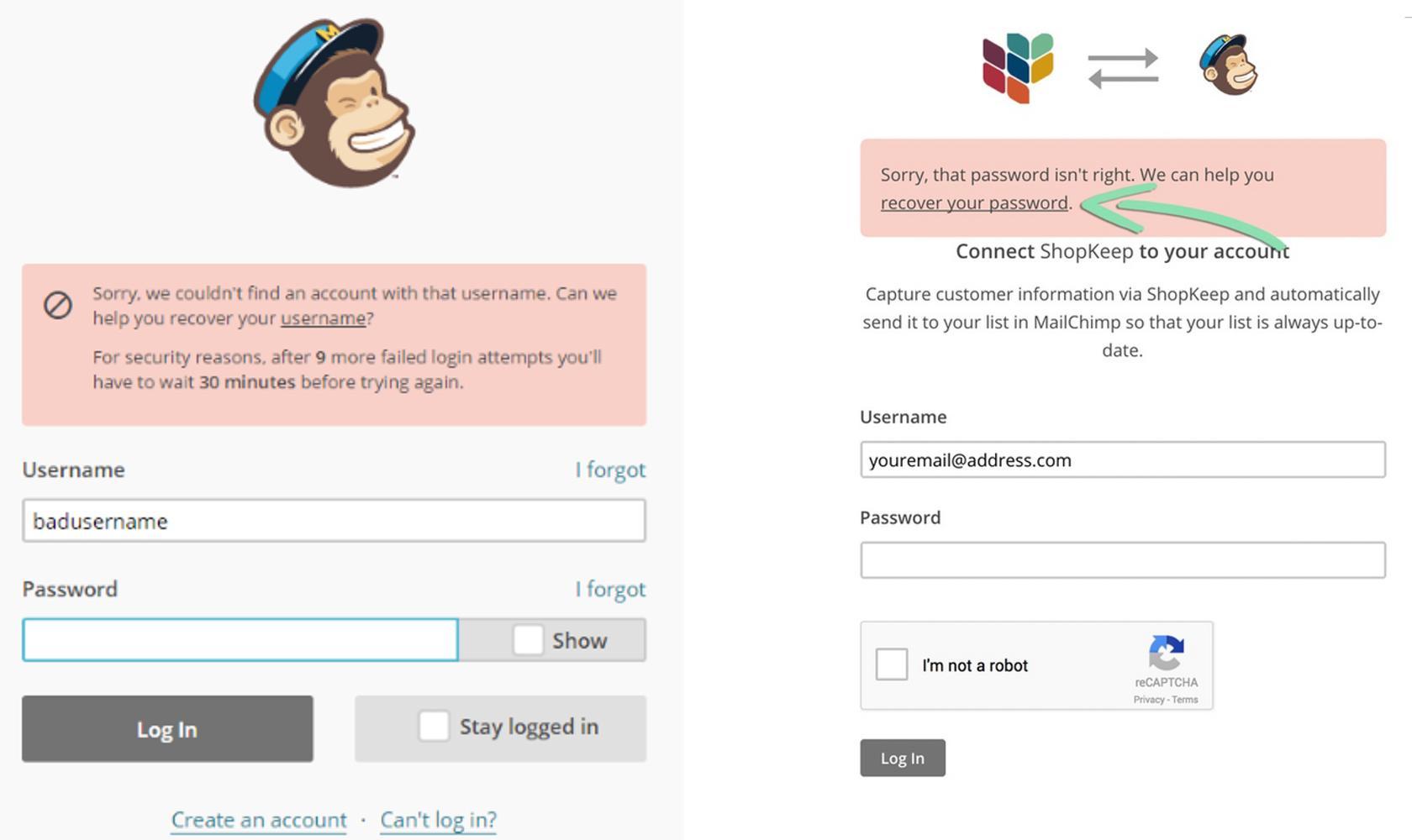 Clear and concise microcopy reduces anxiety and informs users.