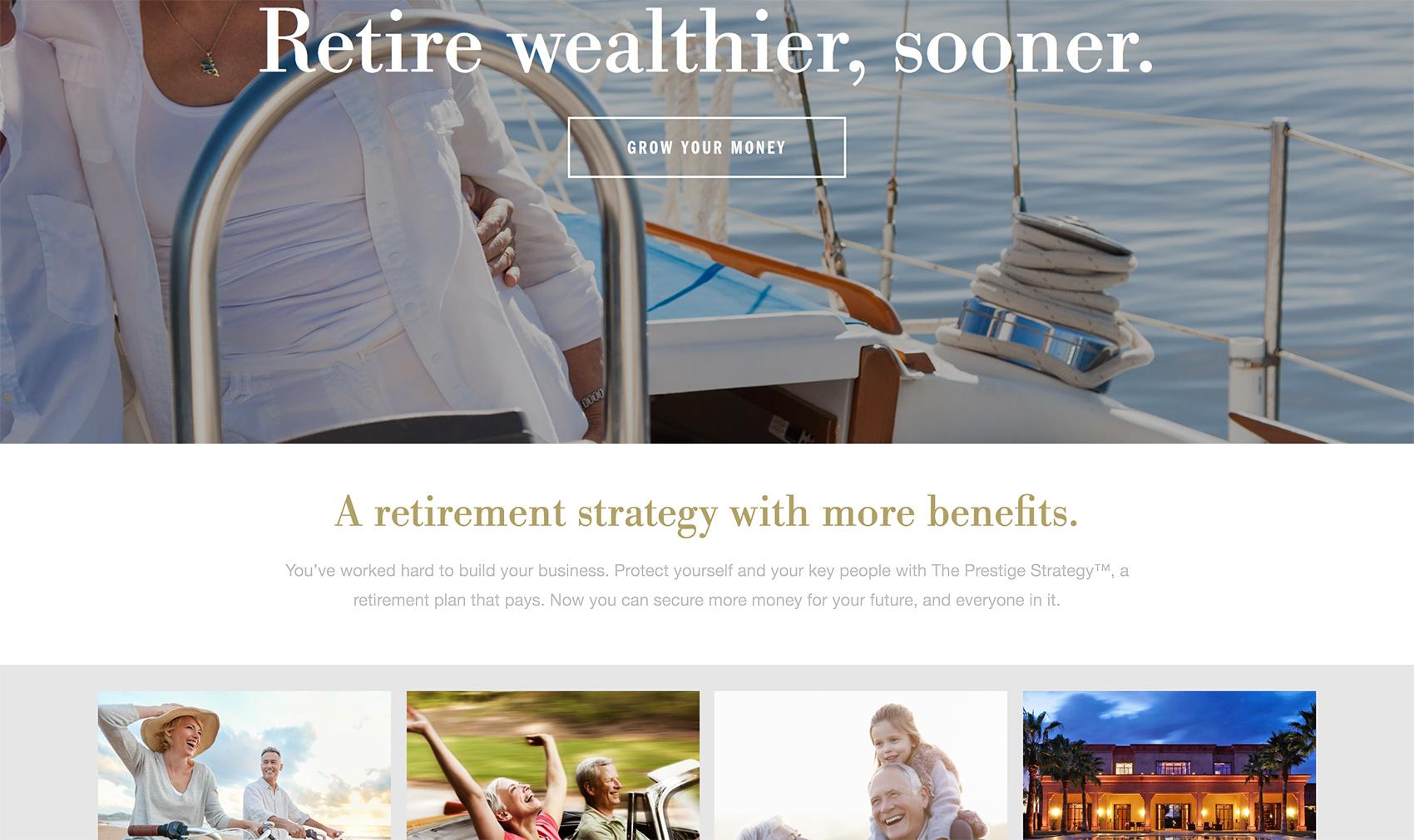 UX trends example of low contrast text.