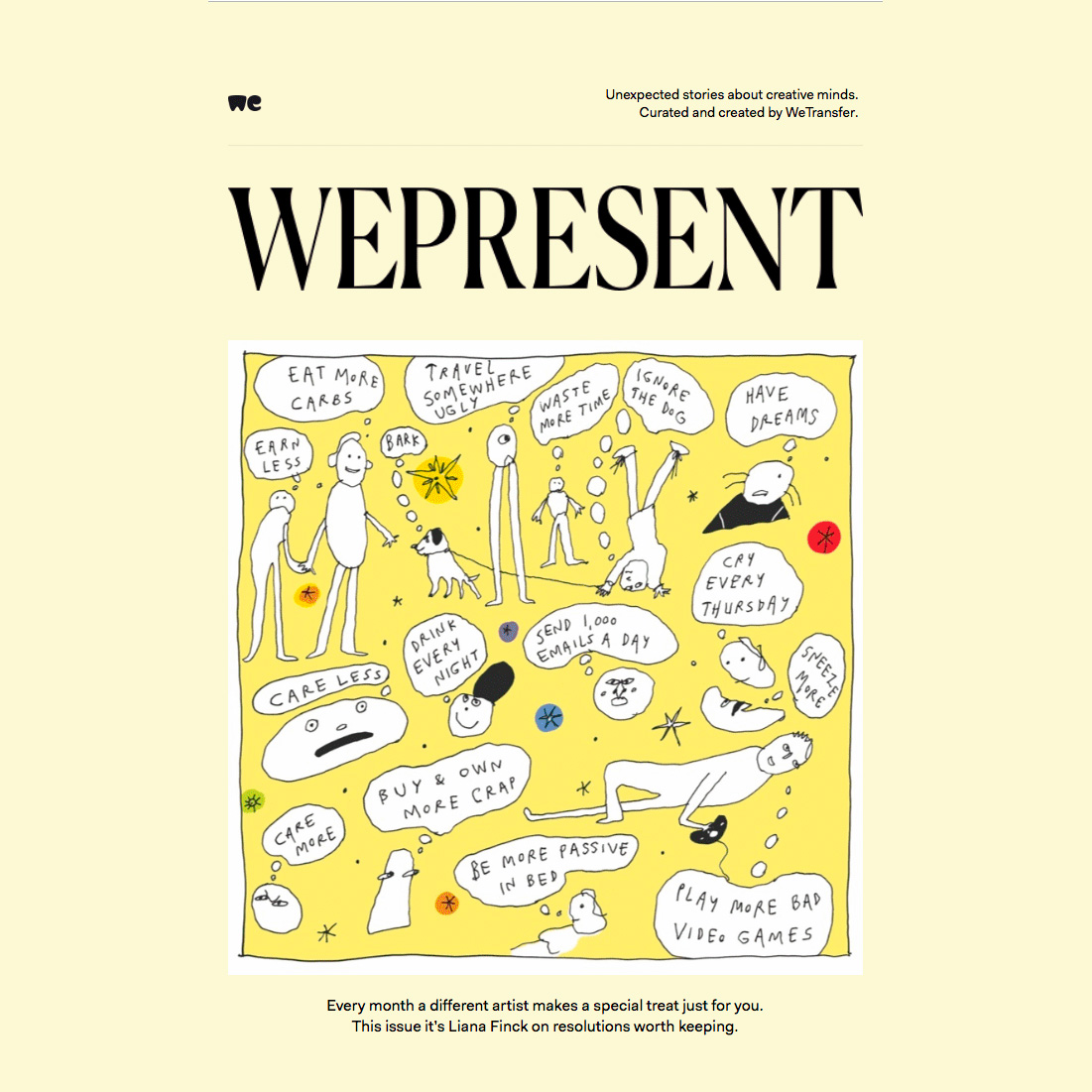 Email design best practices: Illustrations can work as well as photos.
