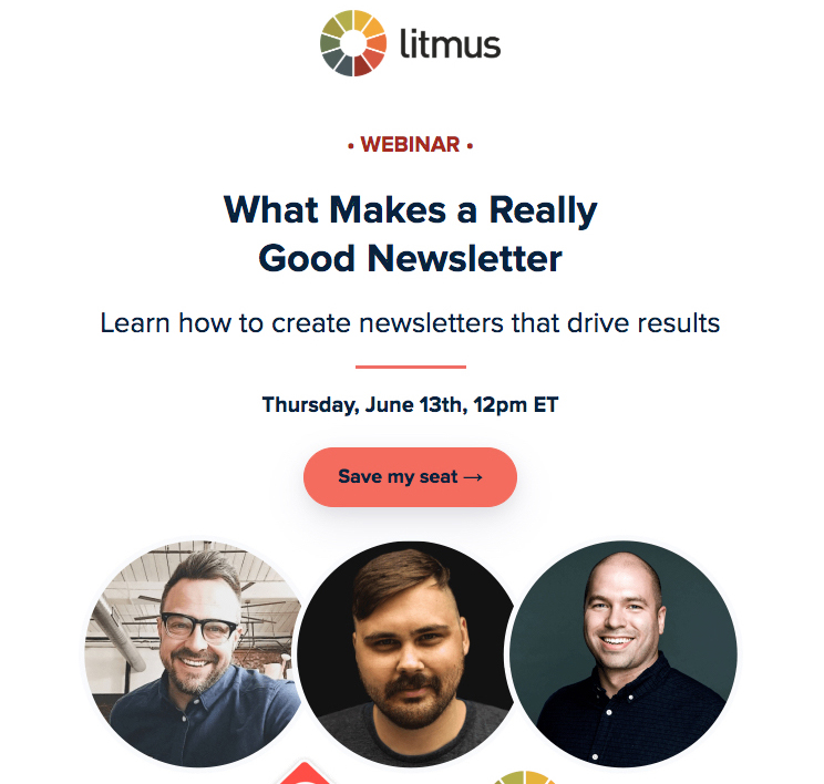 Email design: calls to action