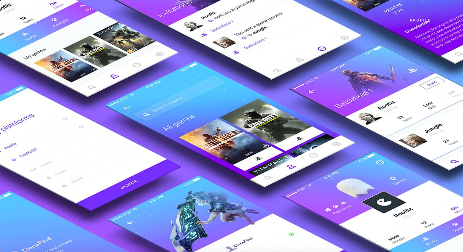 Presenting work as tilted, isometric images is one of the many design portfolio mistakes to avoid.