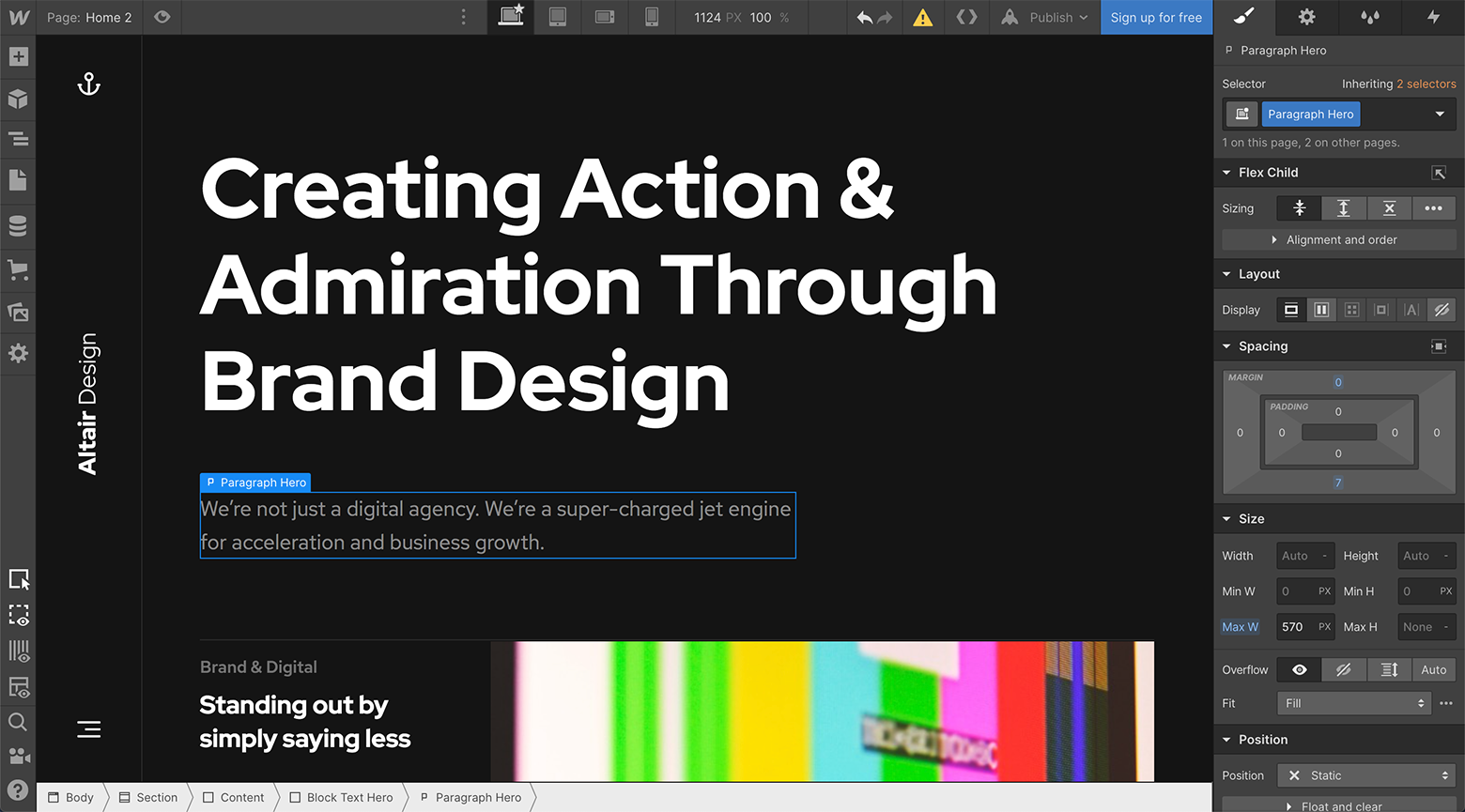 Webflow provides many tutorials on how to build a portfolio with its no code tool.