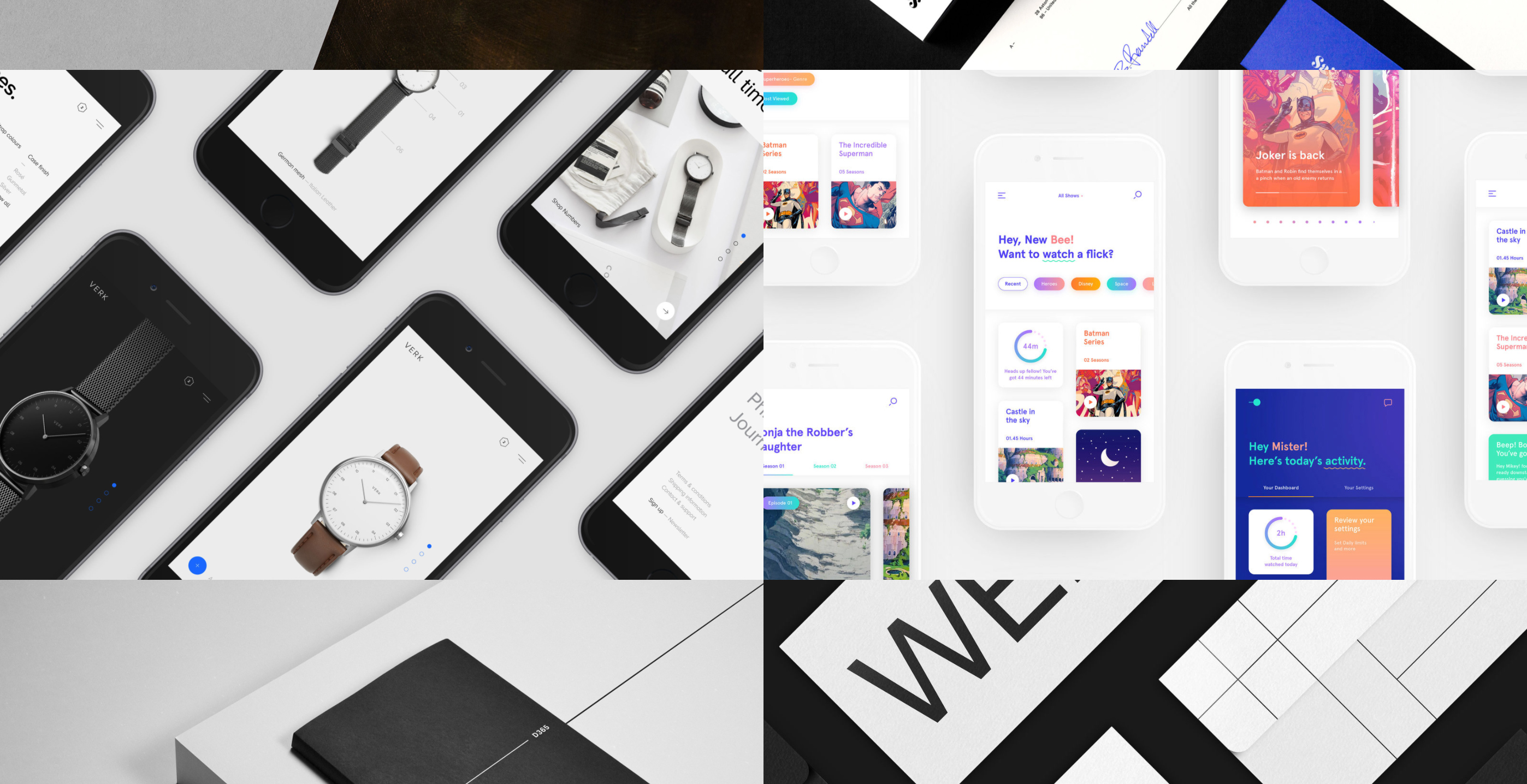 Creating a strong first impression is vital to making a portfolio.