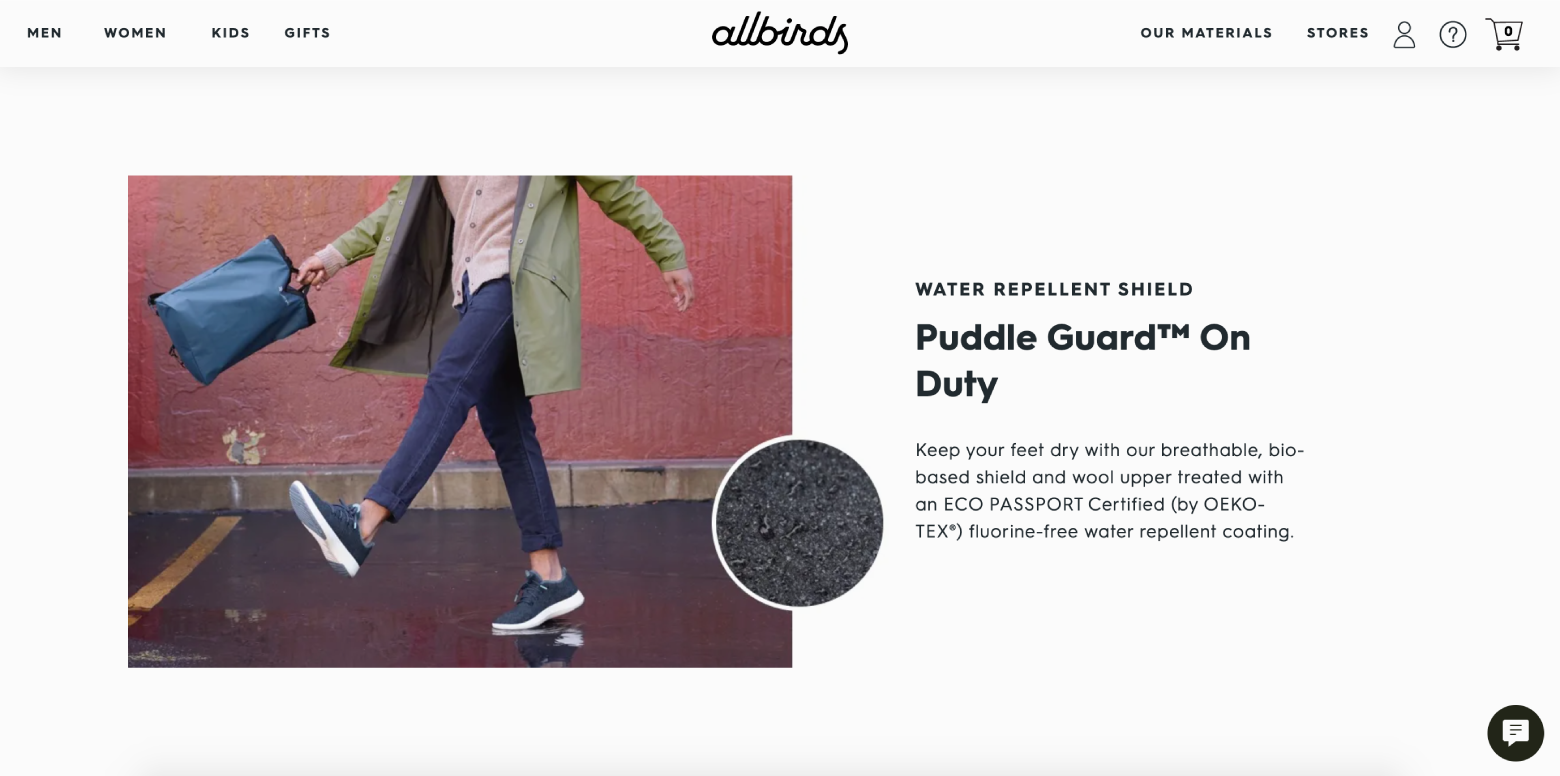 E-commerce UX best practice: Product page copy and imagery should illuminate value.