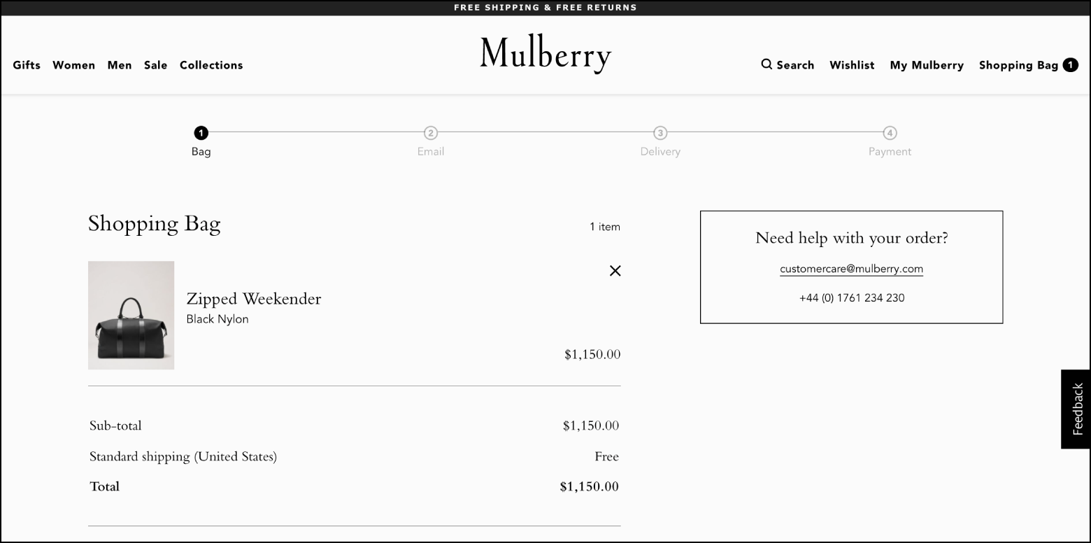 For the best checkout UX, checkout progress bars keep shoppers aware of how close they are to the finish line.